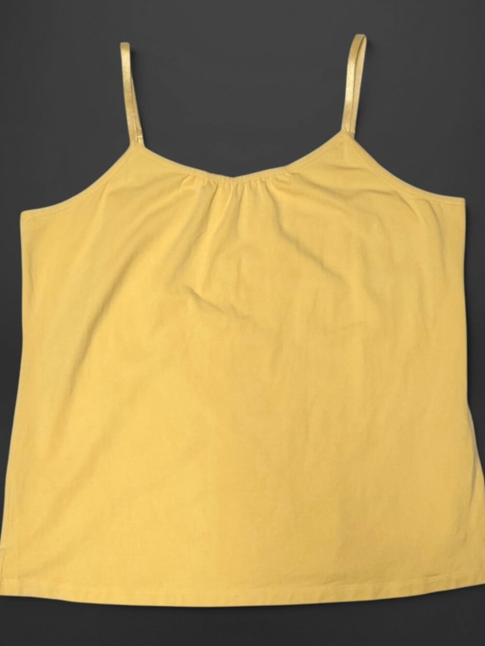 Lane Bryant Y2K Vintage Butter Yellow Cami Tanktop (Size 18/20 - 2X)